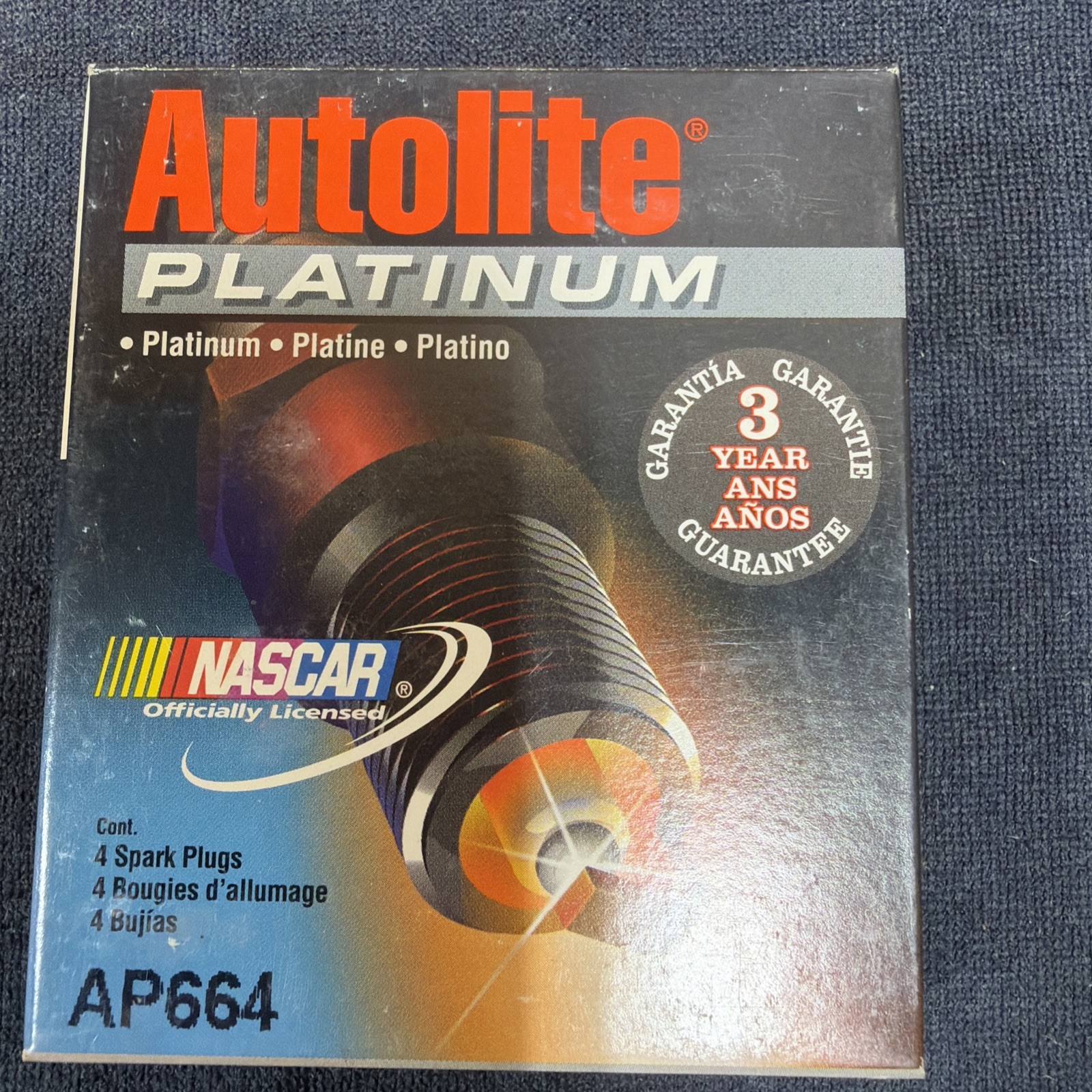 Set of Four  Autolite AP664 Spark Plug FORD,CHEVY,DODGE, MERCURY, JEEP, ISUZU