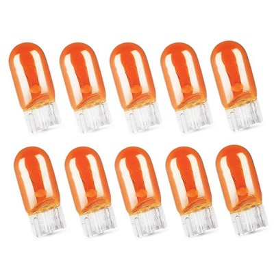 10x WY5W 12V 5W T10 ORANGE Blinker Glühlampen für Seitenblinker Auto Motorrad