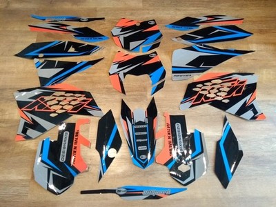 KTM SX SXF EXC XC EXCF 125 250 380 400 520 200 250 300 GRAFIK KIT 2007 - 2010