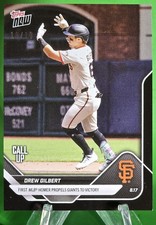 2025 Topps Now Drew Gilbert #567 Black Foil 10/10 Giants