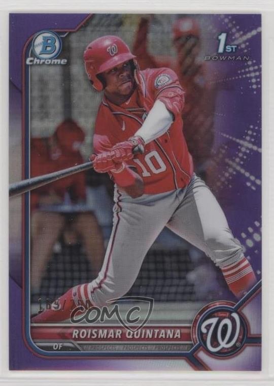 2022 Bowman Chrome Prospects Purple Refractor /250 Roismar Quintana #BCP-83 10qe