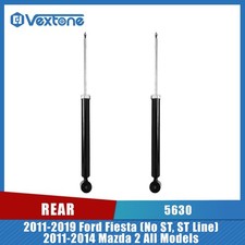 2xRear Struts Shocks Absorber For 2011-2019 Ford Fiesta (Not fits  ST, ST Line)