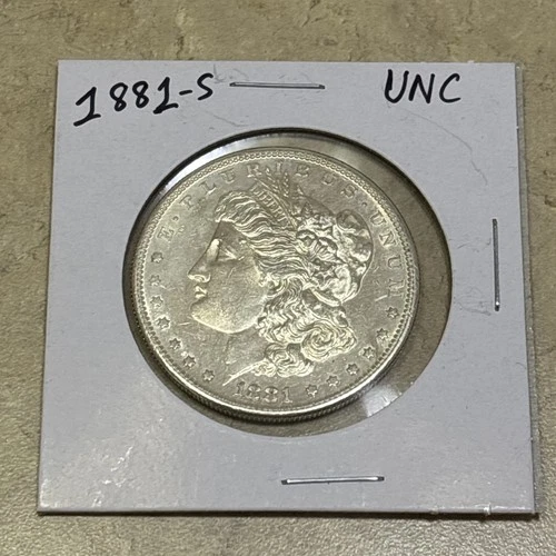 1881-S Morgan Silver Dollar ☆ 90% Silver Coin ☆ UNC ☆ Gorgeous Coin!