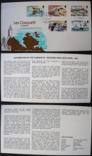 Alderney Stamps:  Les Casquets Lighthouse  - First Day Cover 1991