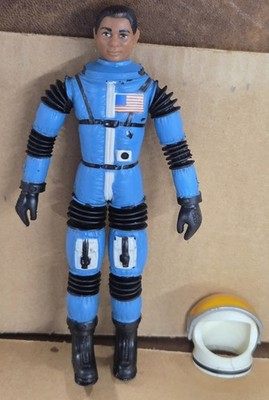 MATTEL MAJOR MATT MASON JEFF LONG HELMET CRACK  MINTY NO BROKEN WIRES BEAUTY