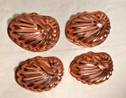 Vintage Large Nautilus Seashell Copper Gelatin Jello Mold and 4 Individual Molds — photo 3