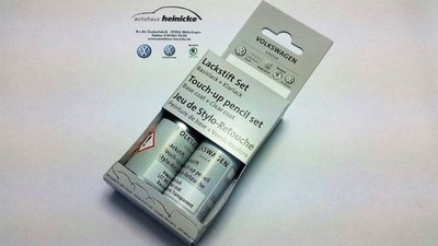 neu Original Volkswagen Audi Lackstift-Set LW5M Costa Azul-Metallic W5M