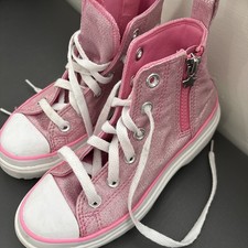 CONVERSE All Star  Chuck Taylor  Pink Glitter Galaxy Dust  Hi-Top  Girls 1