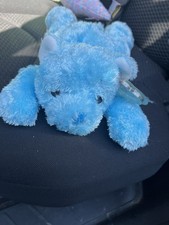 Ty Baby Cuddlecub Blue Rattle Pillow Pals Stuffed Plush 2001 MWMT