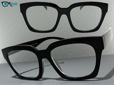 Oversized Classy Vintage Retro READING EYE GLASSES READERS Big Black Frame 2.00