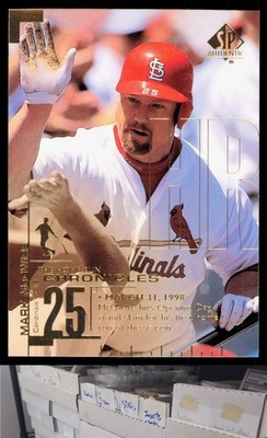 1999 SP Authentic #HR1 Mark McGwire Home Run Chronicles - JL