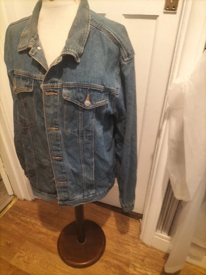 Mens Trader Size XL Denim Jacket - Image 3 of 3