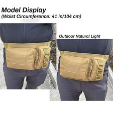 Utility Tactical Fanny Waist Pack Pouch Military Camping Outdoor Belt Bag Unisex