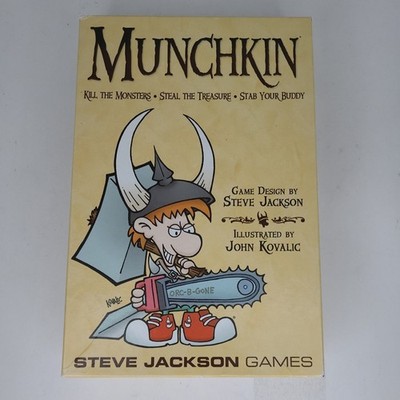 Munchkin Dungeon Card Game With 168 Cards, Instructions & Box 1st Ed. 31st Print