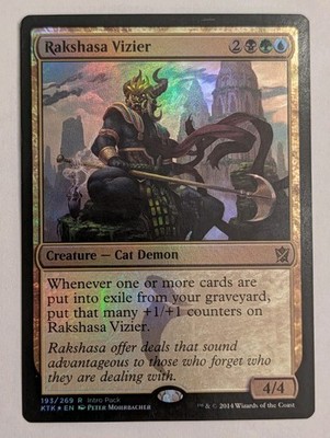 Rakshasa Vizier Unique and Miscellaneous Promo Foil - MTG RARE
