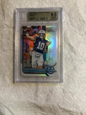 2022 Topps Bowman Chrome Refractor Bo Nix #8 Auburn Tigers BGS 9.5