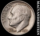 1957-D Roosevelt Dime- Silver- Scarce Better Date No Reserve #J6033