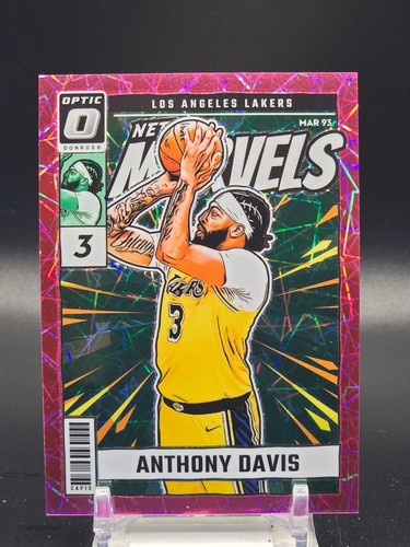 2024-25 Panini Donruss Optic - Net Marvels Anthony Davis #5 Pink Velocity 51/79
