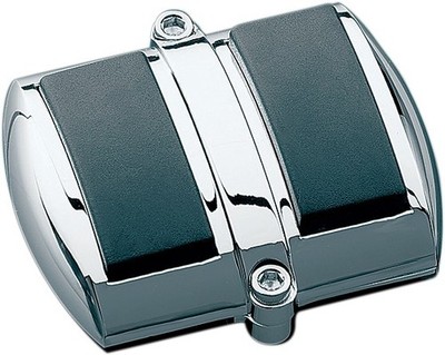 Kuryakyn 8022 Brake Pedal Cover Chrome Rubber