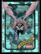 2025 Topps Chrome Sapphire Edition Marvel #61 Songbird Aqua Sapphire #/75
