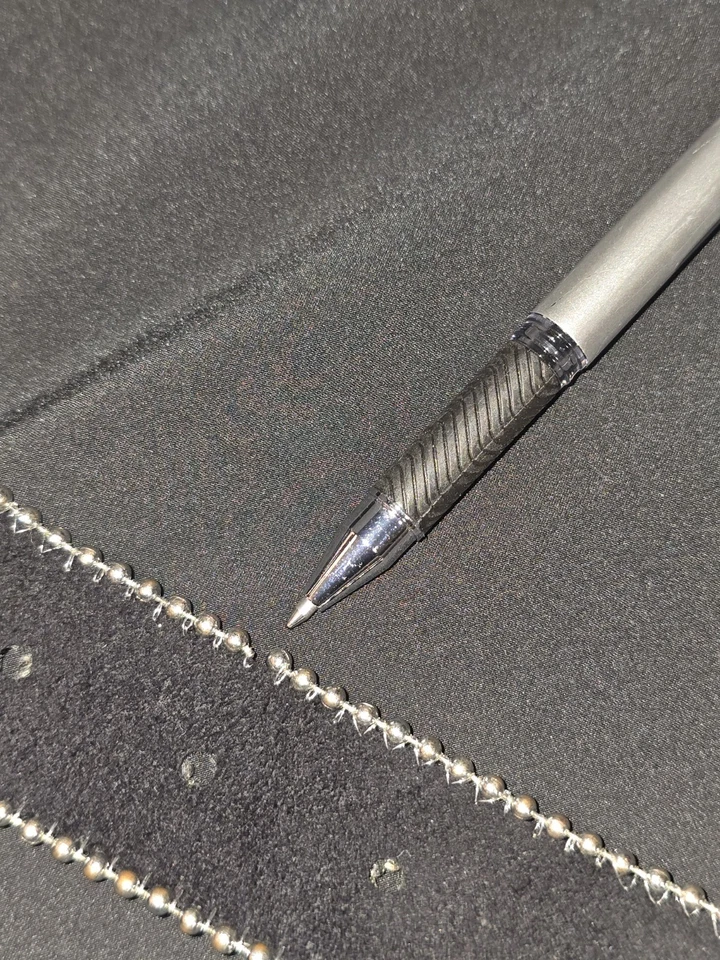 Cinturón y hebilla con cuentas negras y plateadas con estrás de cuero occidental para mujer L/XL * Foto 4 de 4