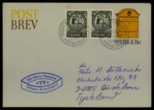 SWEDEN SHIPPING MAIL 1976 MS MARY POPPINS BALTIC SEA CRUISE xd04