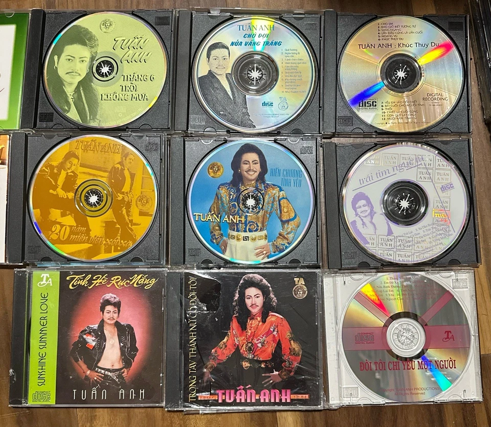 TUAN ANH COLLECTIONS 9 CDS LOT  By TUAN ANH Productions ( Vietnamese Music)READ - Image 2 of 3