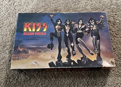 Vintage 1977 KISS Love Gun Destroyer 200pc Puzzle Casse-Tete Complete