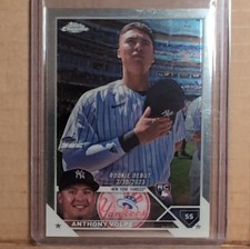 Topps Chrome Update Rookie Debut Anthony Volpe #USC35 Yankees 2023