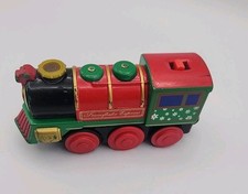 Vintage 1999 Learning Curve Snowflake Express Christmas Train Engine Works