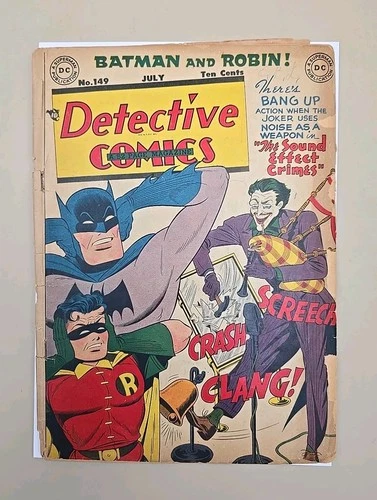 Detective Comics #149 PR Vintage 1949 Low Grade - Golden Age Batman Robin Joker