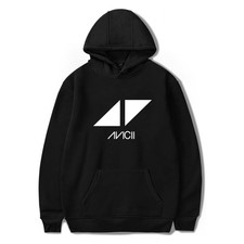 AVICII Hoodie Sweatshirt AVICII Logo Classic Black Size S-3XL AE169