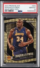 2024 PANINI PRIZM BLACK GOLD VINYL FOTL #254 SHAQUILLE O'NEAL 1/5 PSA 10