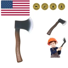 Lumberjack Costume Prop Toy - Wood Look Hatchet Axe Props for Party - 1 Piece...