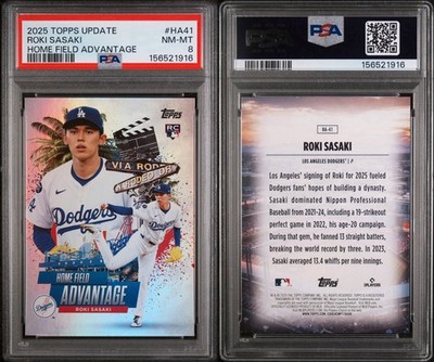 2025 Topps Update Series - Home Field Advantage Roki Sasaki #HA-41