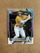 2025 Bowman Chrome Mega BCP-170 Shotaro Morii Mojo Refractor Athletics