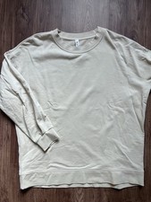 Lululemon Perfectly Oversized Cotton Crewneck Sweatshirt Trench Khaki Size 12
