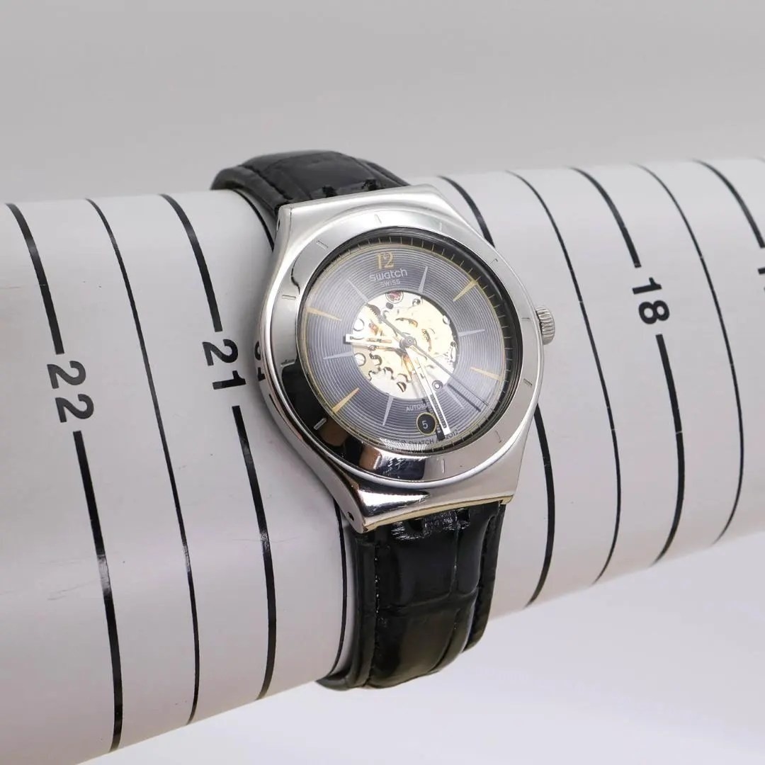 Swatch Mechanical Automatic Skeleton Watch +39s D… - image 10