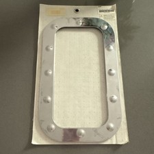 Kenworth Stainless Dimpled Vent Door Trim 20567