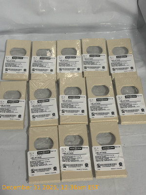 NEW 13Pk HUBBELL HBLST302I MODULAR FACEPLATE HBL SERIES WALLBOX SNAP IN IVORY
