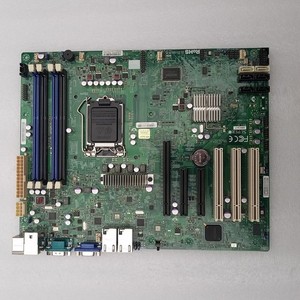 1PC used   X9SCA-F C204 server motherboard supports E3-1230 V2 #fv