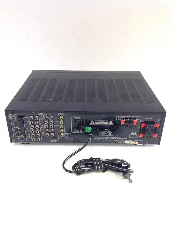 JVC RX-701V SUPER-A 5.1 Channel Digital Surround System Stereo Receiver, WORKING - Image 3 of 4