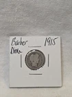 1915- BARBER SILVER DIME- NR AUCTION- FREE US SHIPPING