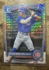 2025 Bowman Chrome - Prospects Yahil Melendez #BCP-222 Mojo Refractor (RC)