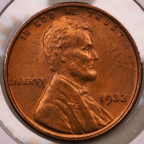 1932-P Lincoln Cent Choice BU+ Red Brown ***RARE ORIGINAL RED BROWN CENT***