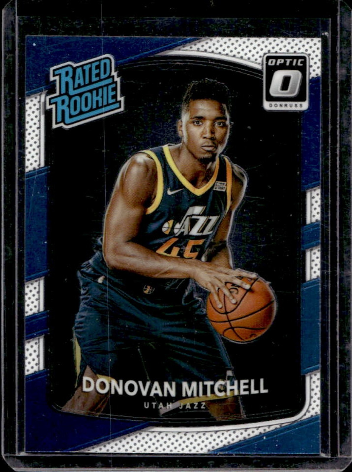 2017-18 Panini Donruss Optic Donovan Mitchell Rookie RC #188 Jazz