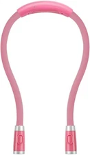 Rechargeable LED Neck Reading Light, 13.97 cm x 3.556 x 25.908 cm, Pink 