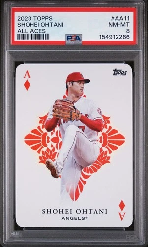 2023 Topps All Aces Shohei Ohtani AA-11 PSA 8 NR MT-MT