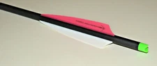 20" Carbon Crossbow Bolts White Pink Hobo Archery Arrows Qty 3,6,9,12 or 24