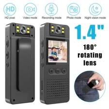 1080P WiFi HD Video Recorder DVR IR Night Cam Camcorder Mini Body Police Camera